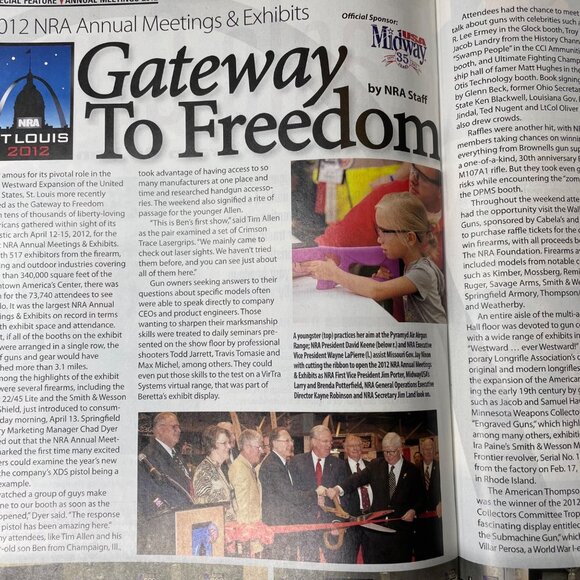 American Rifleman NRA Magazine August 2012 u Vol 160 No 8 National Rifle Associ - Picture 10 of 10